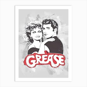 Grease Movie Art Print