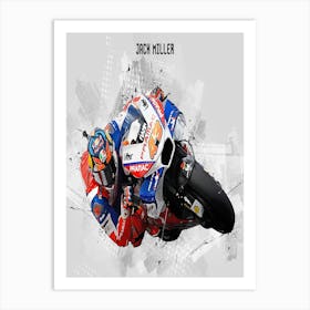 Jack Miller Riders Street Art Art Print