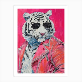 White Tiger 2 Art Print