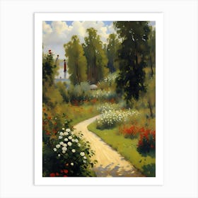 Path In The Garden Art Print
