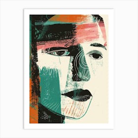 Woman'S Face 89 Art Print