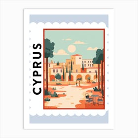 Cyprus Travel Stamp Poster Art Print