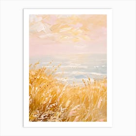 Sunset On The Beach Art Print