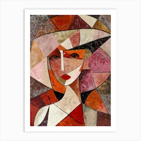 Abstract Of A Woman 3 Art Print