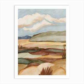 Desert Landscape 2 Art Print