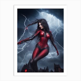 Spider Woman Art Print