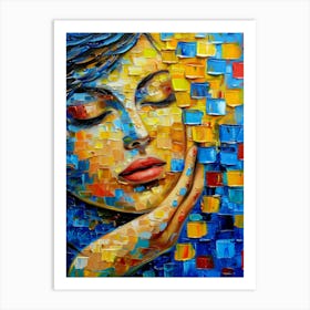 Woman'S Face 63 Art Print