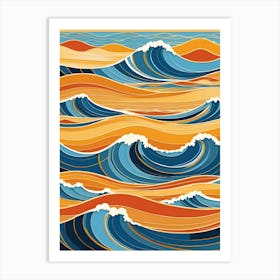 Ocean Waves 10 Art Print