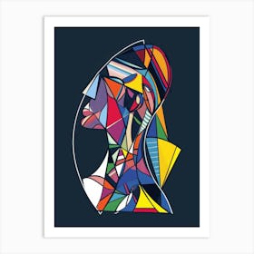 Abstract Woman 5 Art Print