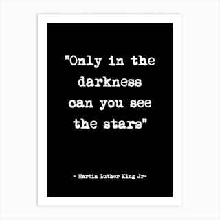 See The Stars Quote Art Print
