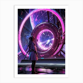 Futuristic Art 2 Art Print