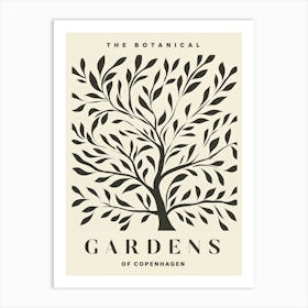 Botanical Gardens Of Copenhagen Art Print