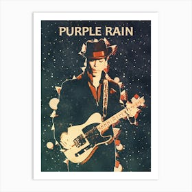 Prince Purple Rain Art Print