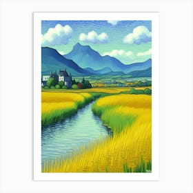 Scottish Countryside Art Print