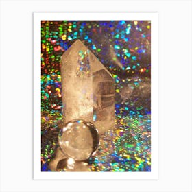 Singing Crystals Art Print