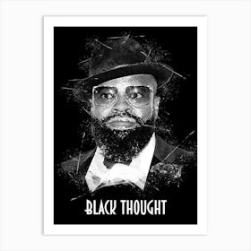 Black Thought Art Print