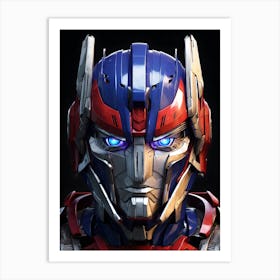 Optimus Prime 3 Art Print