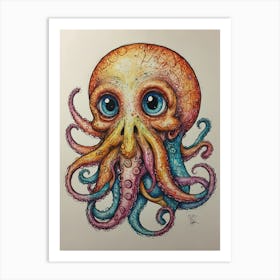 Octopus 21 Art Print