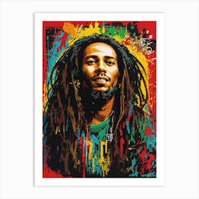Bob Marley Print  Art Print