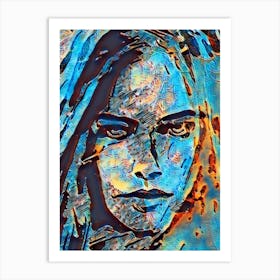 Abstract - Woman'S Face Art Print