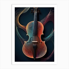 Abstract Violin Art Print