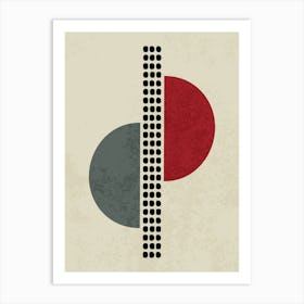 Minimalist Geometric Abstract Design Art Print