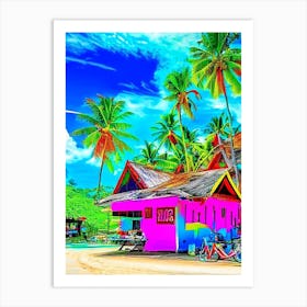 Koh Chang Thailand Pop Art Photography Tropical Destination Art Print
