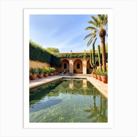 Scottsdale Pool Art Print