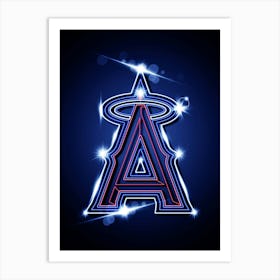 Angels Logo Art Print