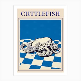 Cuttlefish Seafood Poster Art Print