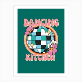 Dancing Kitchen Art Print