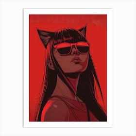 Catwoman 1 Art Print