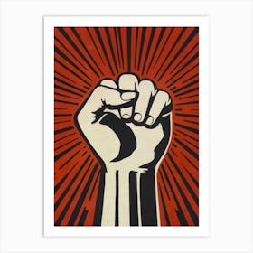 Hand Up Art Art Print