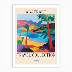Abstract Travel Collection Poster Cape Verde 3 Art Print