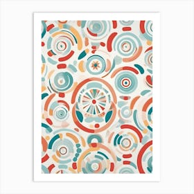 Abstract Circles Art Print