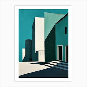 'The Building' Minimalism Art Print