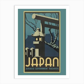 Japan - Japanese Government Railways Art Print