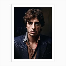 Color Photograph Of A Young Al Pacino Art Print