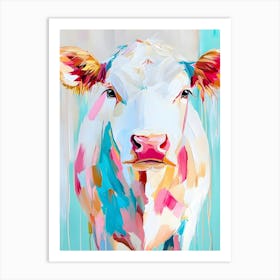 Eclectic Cow Art Print