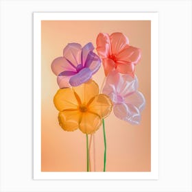 Dreamy Inflatable Flowers Impatiens 1 Art Print