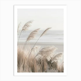 Pampas Grass At The Coast Art Print