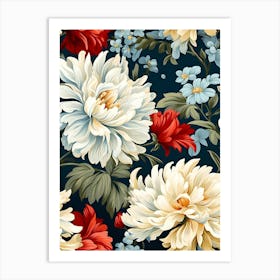 Floral Tile 3 Art Print