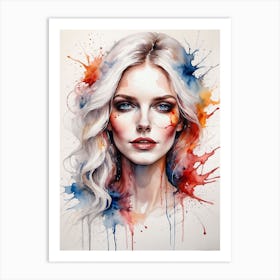 Portrait Of A Woman 5 Art Print