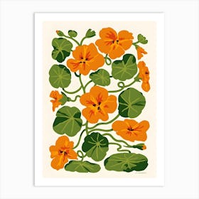 Nasturtiums Art Print