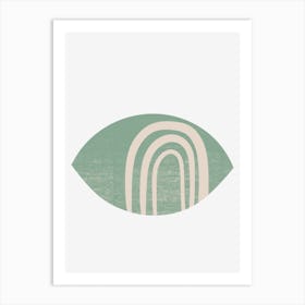 Rainbow Eye Art Print