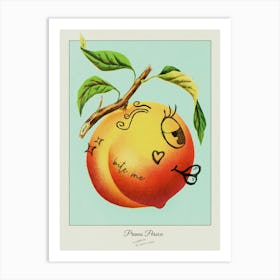 Sexy Peach Art Print