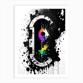 Rainbow Door Art Print