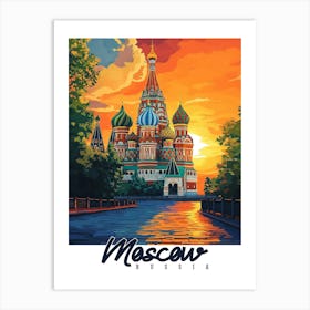 St. Basil's Cathedral, Moscow Art Print