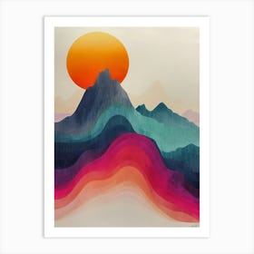 'Sunrise' 76 Art Print