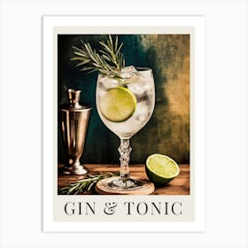 Gin Tonic Art Print